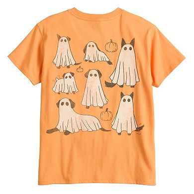 Girls 6-20 SO® Halloween Oversized Graphic Tee in Regular & Plus Size