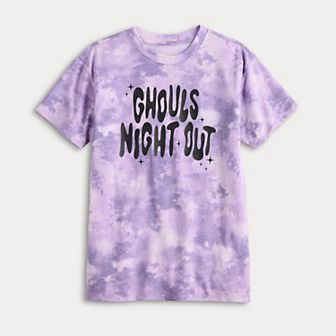 Girls 6-20 SO® Halloween Oversized Graphic Tee in Regular & Plus Size