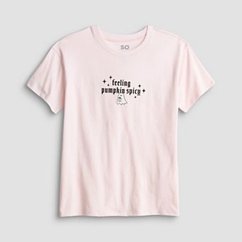 Girls 6-20 SO® Halloween Oversized Graphic Tee in Regular & Plus Size