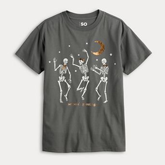 Girls 6-20 SO® Halloween Oversized Graphic Tee in Regular & Plus Size