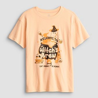 Girls 6-20 SO® Halloween Oversized Graphic Tee in Regular & Plus Size