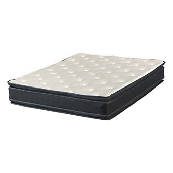 Continental Sleep, 12-Inch Medium Firm Pillow Top Heavier Pocket Coil Spring Hybrid Mattress