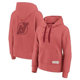 Women's Fanatics Red New Jersey Devils Elements Future Ground Subtle Tonal Pullover Hoodie