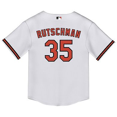 Toddler Nike Adley Rutschman White Baltimore Orioles Replica 2.0 Player Jersey