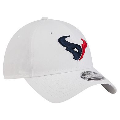 Men's New Era White Houston Texans Active Ripstop 9TWENTY Stretch-Snap Hat
