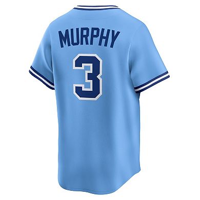 Men's Nike Dale Murphy Light Blue Atlanta Braves Throwback Cooperstown Collection Limited Jersey