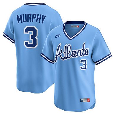 Men's Nike Dale Murphy Light Blue Atlanta Braves Throwback Cooperstown Collection Limited Jersey