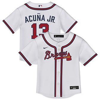Toddler Nike Ronald Acu̱a Jr. White Atlanta Braves Replica 2.0 Player Jersey
