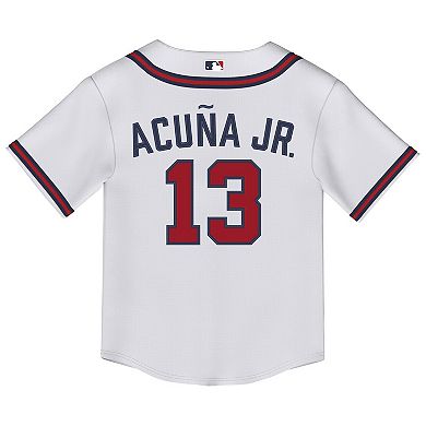 Toddler Nike Ronald Acu̱a Jr. White Atlanta Braves Replica 2.0 Player Jersey