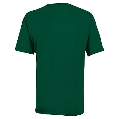 Youth Champion Green Miami Hurricanes Arch Over Logo T-Shirt