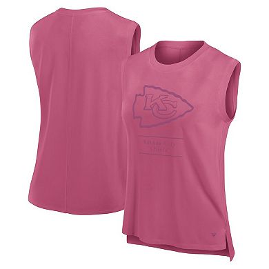 Women's Fanatics Pink Kansas City Chiefs Studio Embrace Tank Top