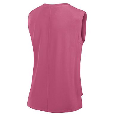 Women's Fanatics Pink Minnesota Vikings Studio Embrace Tank Top