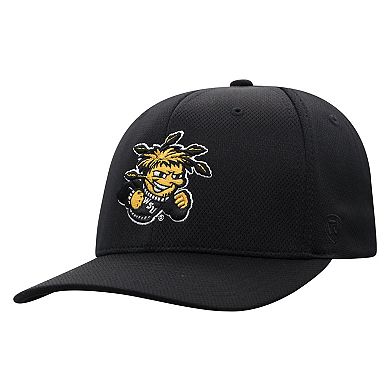 Men's Top of the World Black Wichita State Shockers Reflex Flex Hat