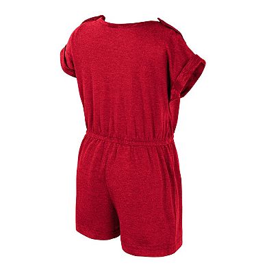 Girls Toddler��Colosseum Red Wisconsin Badgers Cinder Romper