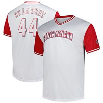 Men's Profile Elly De La Cruz White Cincinnati Reds Big & Tall Birdeye T-Shirt