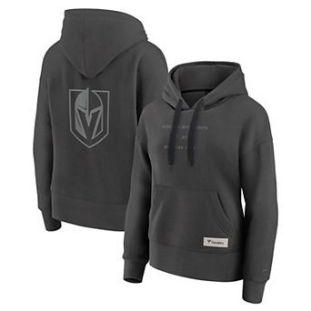 Women's Fanatics Charcoal Vegas Golden Knights Elements Future Ground Subtle Tonal Pullover Hoodie