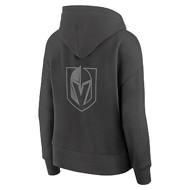 Women's Fanatics Charcoal Vegas Golden Knights Elements Future Ground Subtle Tonal Pullover Hoodie