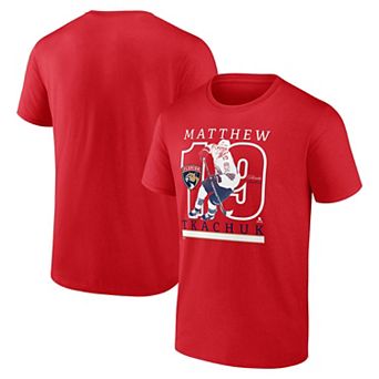 Men's Fanatics Matthew Tkachuk Athletic Red Florida Panthers Player T-Shirt
