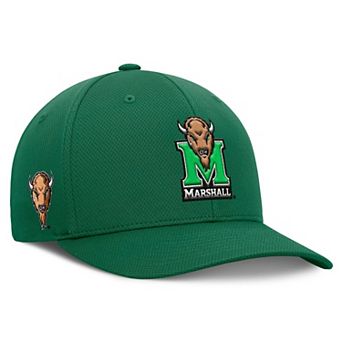 Men's Top of the World Kelly Green Marshall Thundering Herd Reflex Flex Hat