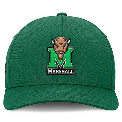 Men's Top of the World Kelly Green Marshall Thundering Herd Reflex Flex Hat