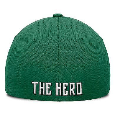Men's Top of the World Kelly Green Marshall Thundering Herd Reflex Flex Hat