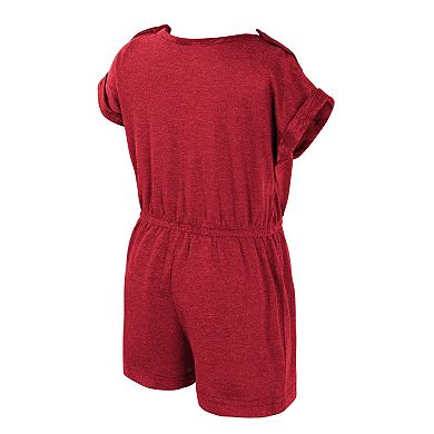 Girls Toddler Colosseum Crimson Oklahoma Sooners Cinder Romper