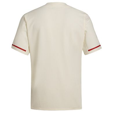 Men's adidas Cream Louisville Cardinals Replica Baseball Jersey
