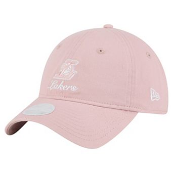 Women's New Era Pink Los Angeles Lakers Gameday Preppy 9TWENTY Adjustable Hat