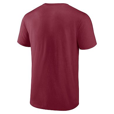 Men's Maroon UChicago Maroons Arched Wordmark T-Shirt