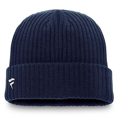 Men's Fanatics Navy Winnipeg Jets Component Cuffed Knit Hat