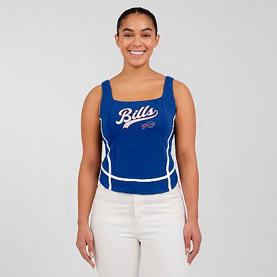 Women's WEAR by Erin Andrews Royal Buffalo Bills Square Neck Tank Top