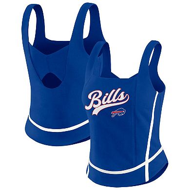 Women's WEAR by Erin Andrews Royal Buffalo Bills Square Neck Tank Top