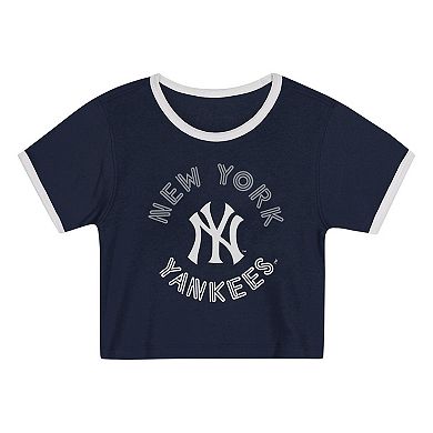 Toddler Navy New York Yankees Double Run T-Shirt & Shorts Set