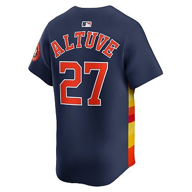 Men's Nike Jose Altuve Navy Houston Astros Alternate Limited Player Jersey