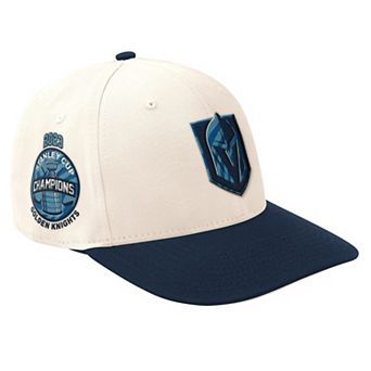 Men's Starter Cream/Navy Vegas Golden Knights Blue Wave Classic Adjustable Hat