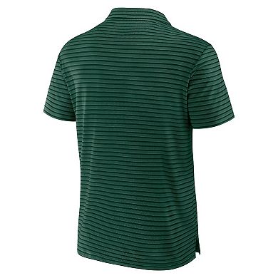 Men's Fanatics Green Miami Hurricanes Victory Calls Stripe Polo