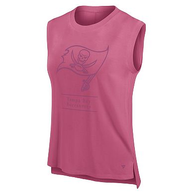 Women's Fanatics Pink Tampa Bay Buccaneers Studio Embrace Tank Top