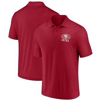 Men's Fanatics Scarlet San Francisco 49ers Lockup Polo