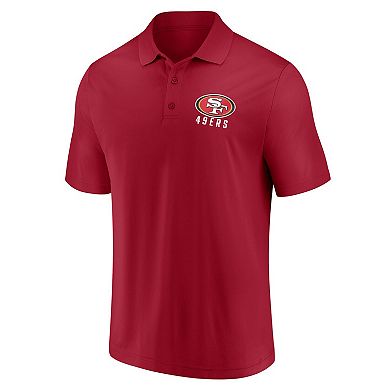 Men's Fanatics Scarlet San Francisco 49ers Lockup Polo
