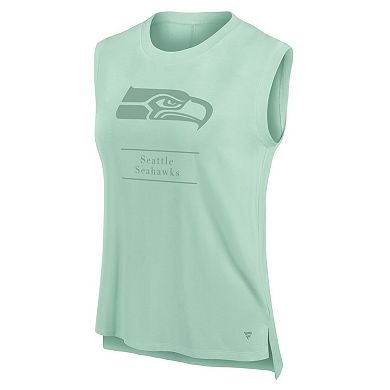Women's Fanatics Mint Seattle Seahawks Studio Embrace Tank Top