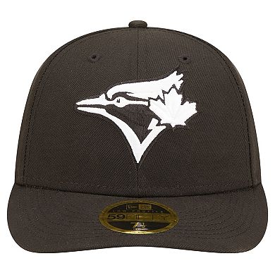 Men's New Era Black Toronto Blue Jays Low Profile 59FIFTY Fitted Hat