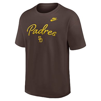 Men's Nike Brown San Diego Padres Cooperstown Collection Max90 T-Shirt
