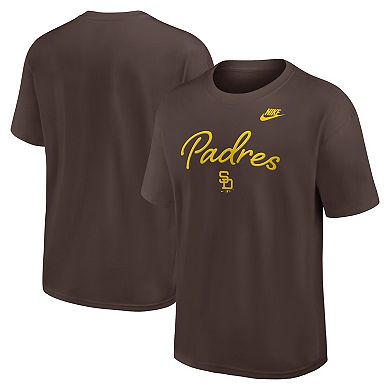 Men's Nike Brown San Diego Padres Cooperstown Collection Max90 T-Shirt