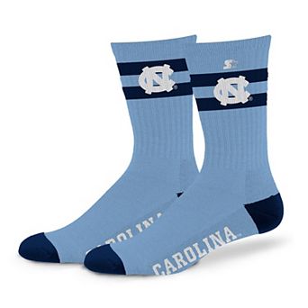 Unisex Starter LSU Tigers Team Color Two-Stripe Crew Socks