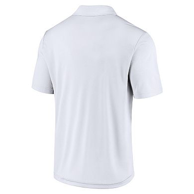Men's Fanatics White Pittsburgh Steelers Lockup Polo