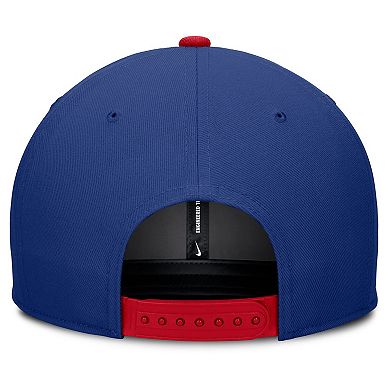 Men's Nike Royal/Red Texas Rangers Pro Performance Snapback Hat