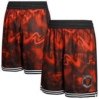 Youth Black/Orange San Francisco Giants Outfielder Shorts