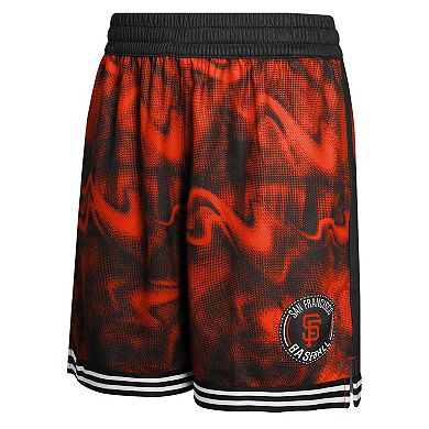Youth Black/Orange San Francisco Giants Outfielder Shorts