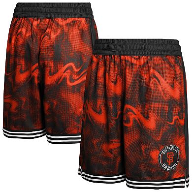 Youth Black/Orange San Francisco Giants Outfielder Shorts