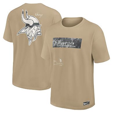 Men's Nike Tan Minnesota Vikings Statement Max90 T-Shirt